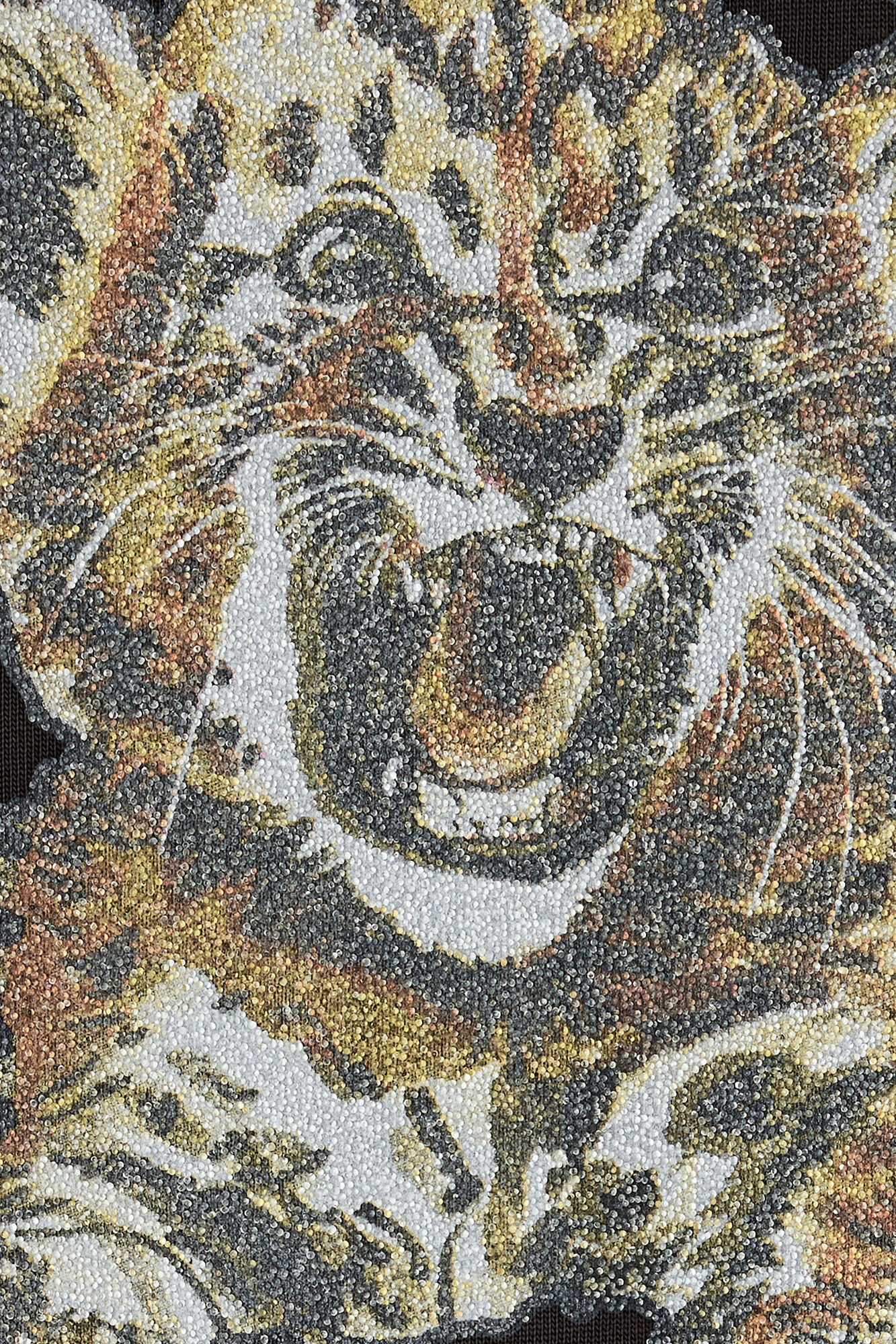タイガー Tシャツ, Organic Cotton, in colour Phantom - 2 - GANNI