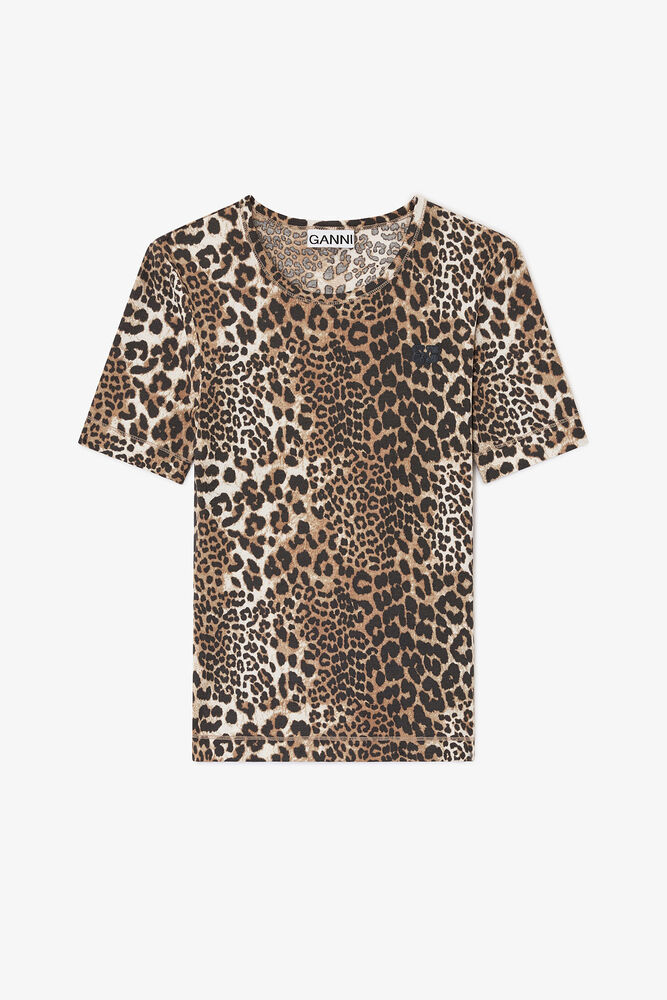 T-shirt in Leopard, Leopard