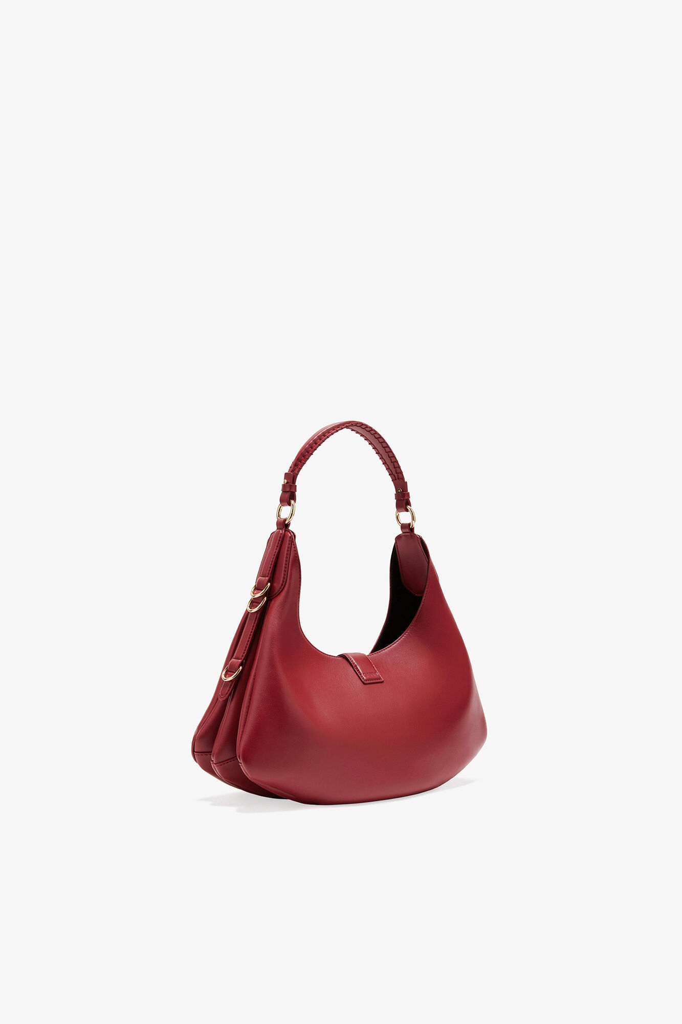 Petit sac Kat rouge, Recycled Leather, in colour Red Dahlia - 2 - GANNI