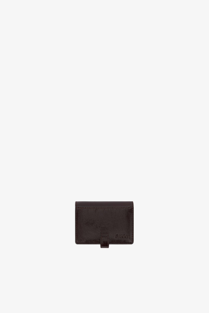 Sue Slim Card Holder in Brown, Demitasse