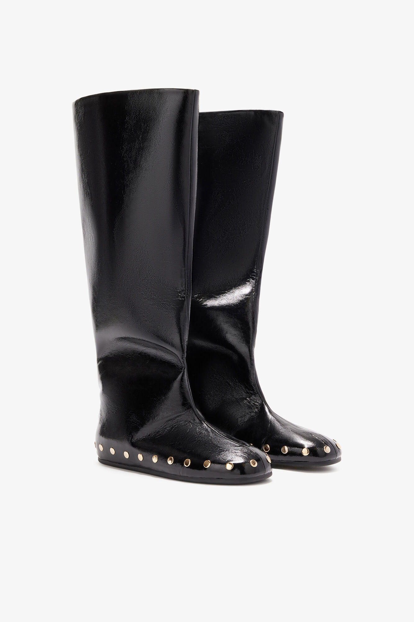 Jenny High Boots in Black, Polyester, in colour Black - 2 - GANNI