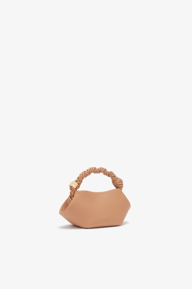 Sac mini Bou marron grainé, Tawny Birch