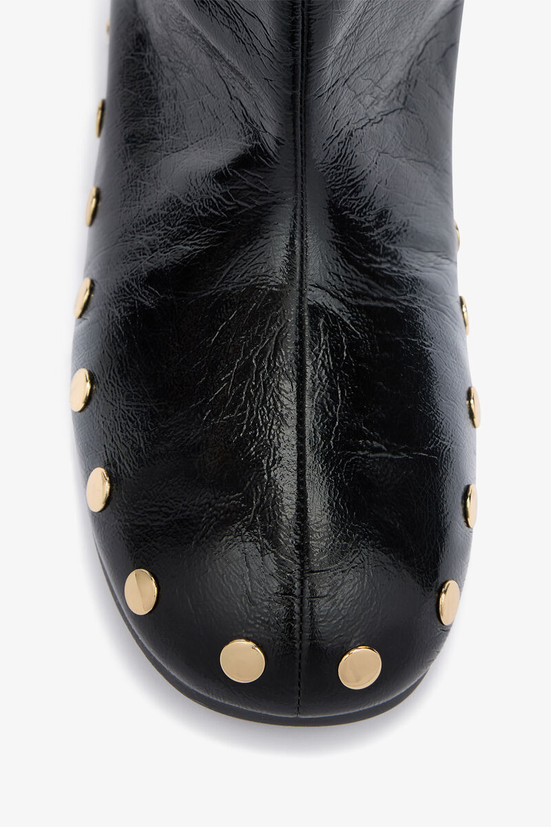 Jenny High Boots in Black, Polyester, in colour Black - 3 - GANNI