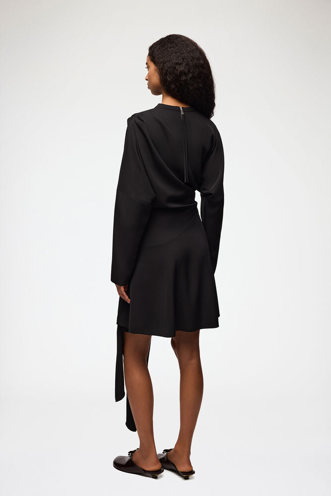 Dress in Black Crepe, Black