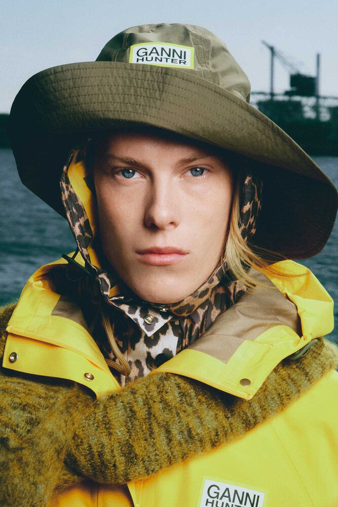 Wasserfester Bucket Hat, Military Olive