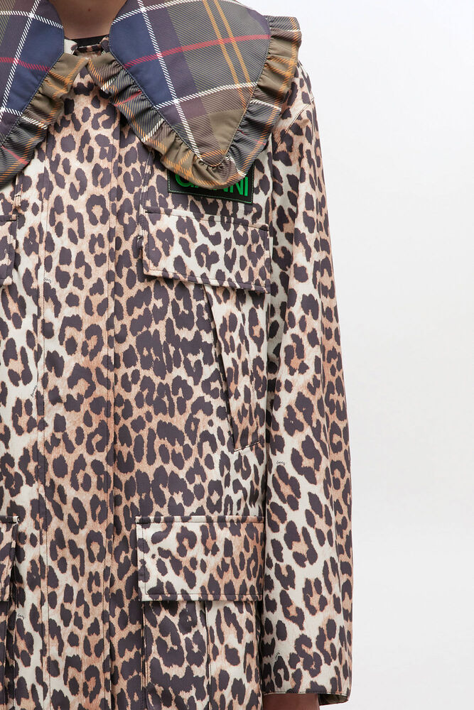 Long Coat in Leopard, Leopard