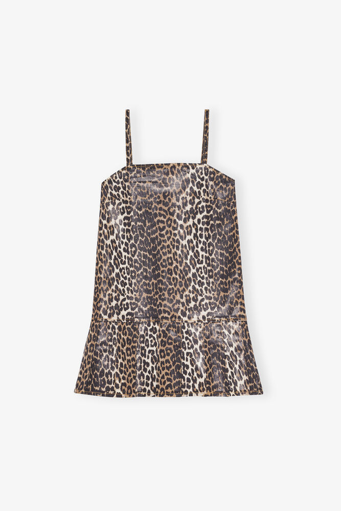 Leopard Foil Dress, Leopard
