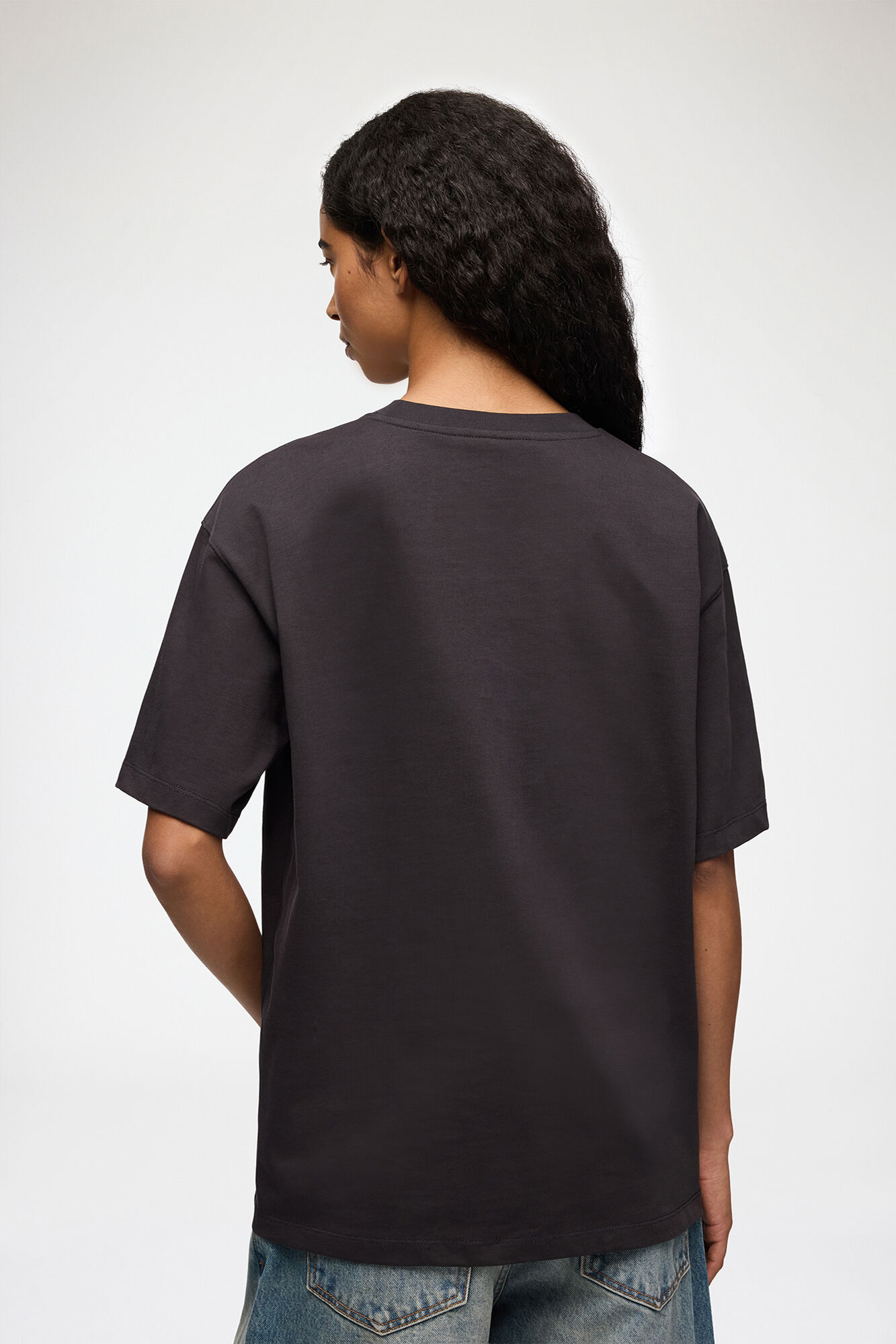 タイガー Tシャツ, Organic Cotton, in colour Phantom - 3 - GANNI