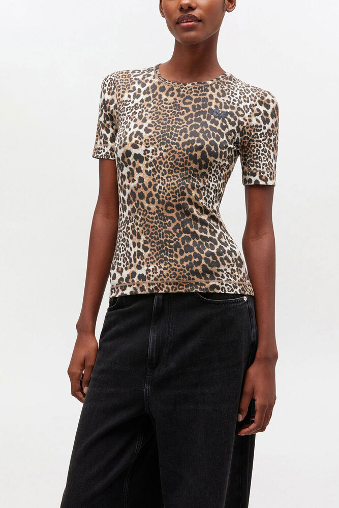 T-shirt in Leopard, Leopard