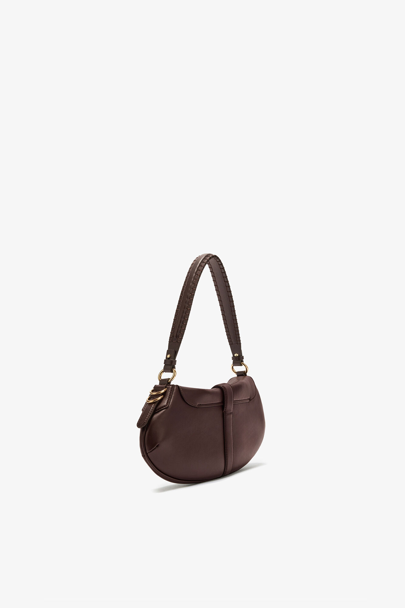 B-Kat Tasche in Braun, Recycled Leather, in colour Chicory Coffee - 2 - GANNI