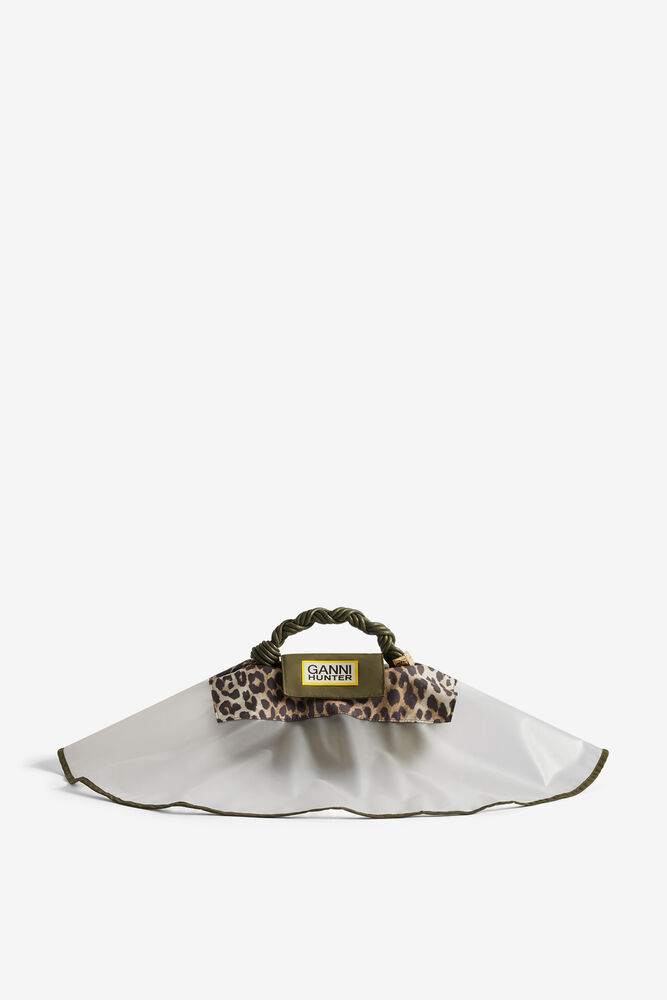 Water Resistant Bag Poncho, Almond Milk