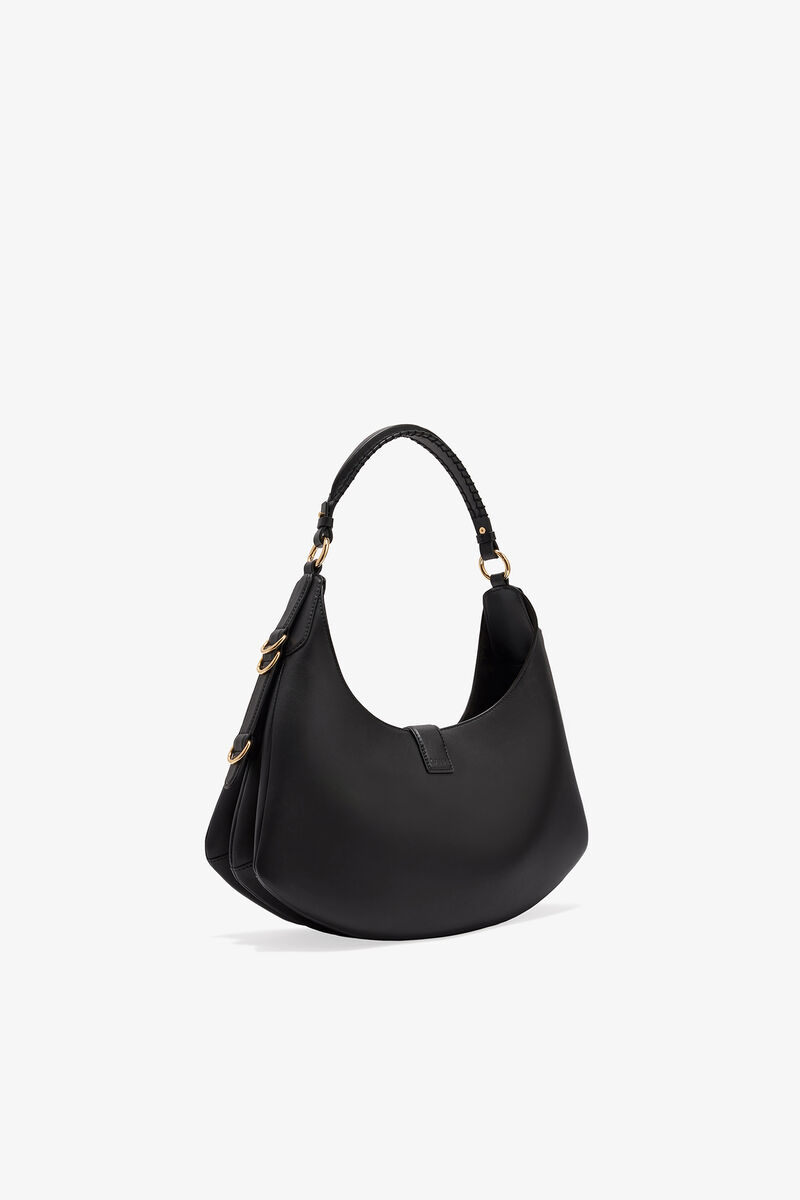 Petit sac Kat noir, Recycled Leather, in colour Black - 2 - GANNI