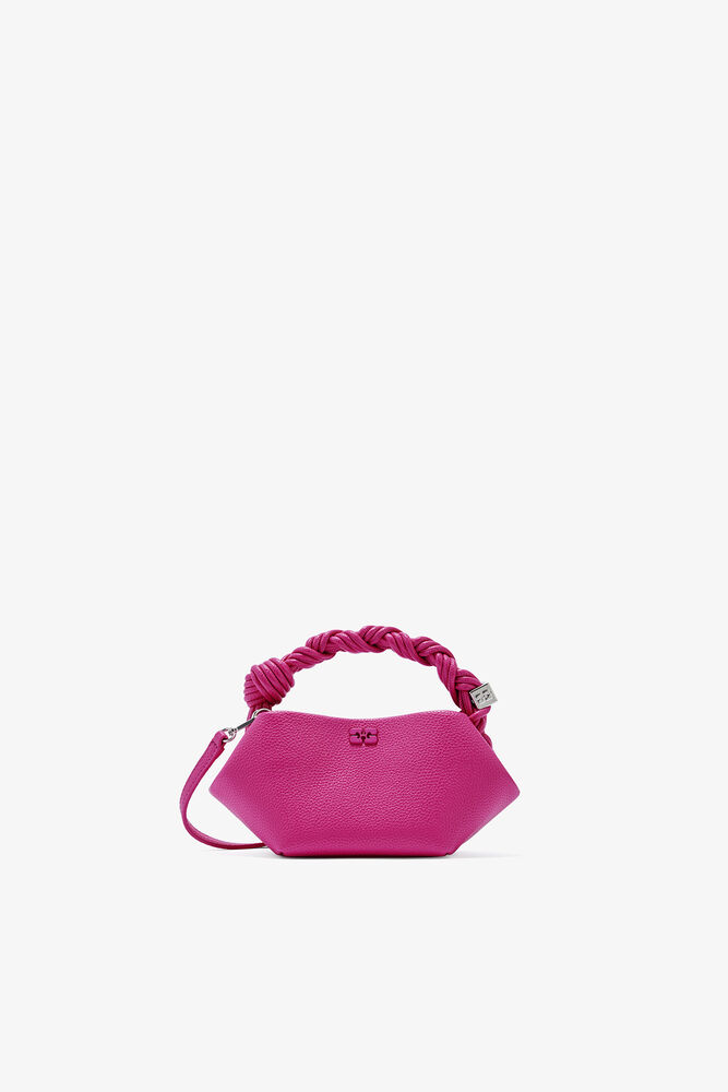 Mini Bou Bag in Grained Pink, Cabaret