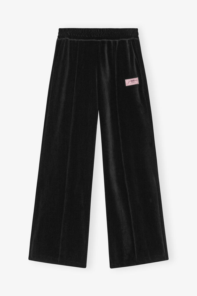 Bukser i kraftig velour, Black
