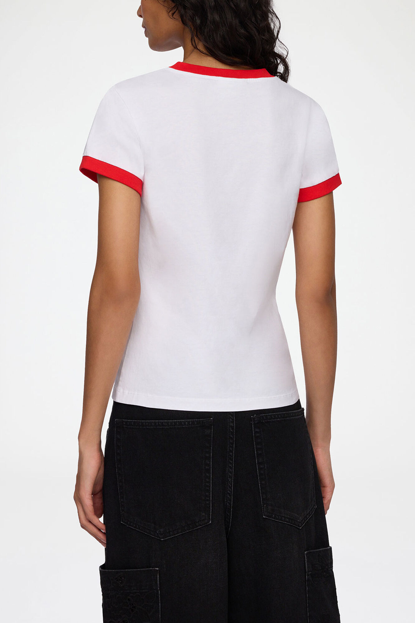 Baby Fit T-shirt with Minnie Mouse & Daisy Duck, Organic Cotton, in colour Bright White - 3 - GANNI