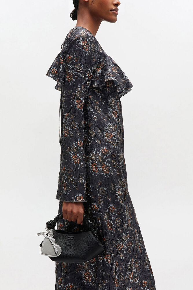 Mini-Bou-Tasche in Narbenoptik Schwarz, Black