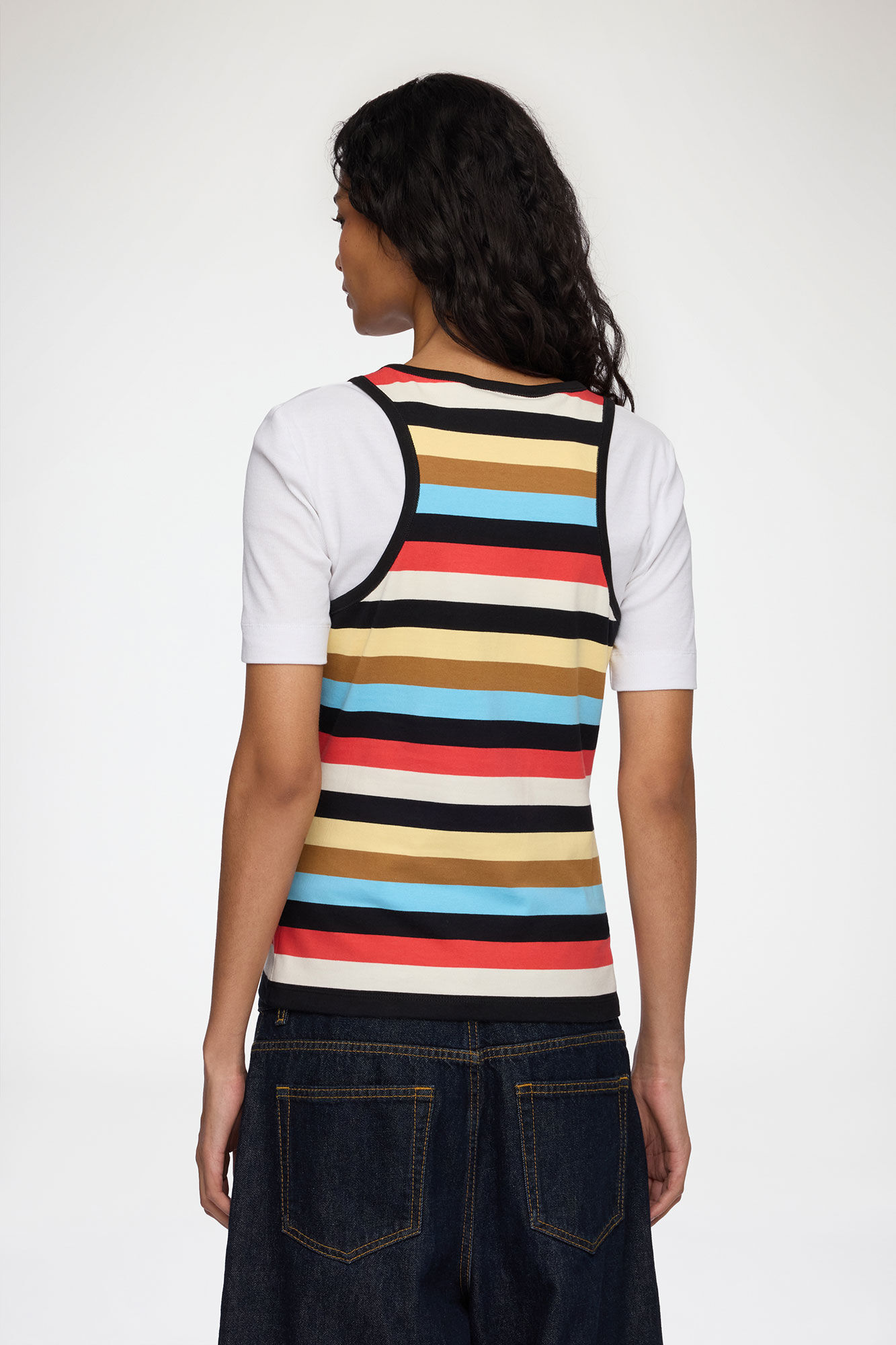 Tank Top with Daisy Duck, Organic Cotton, in colour Multicolour - 3 - GANNI