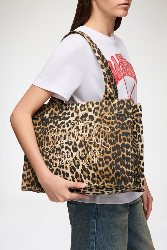 Tote Large in Leopard, Leopard