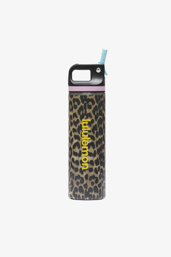 Back to Life Straw-Lid Bottle 24oz, Multicolour