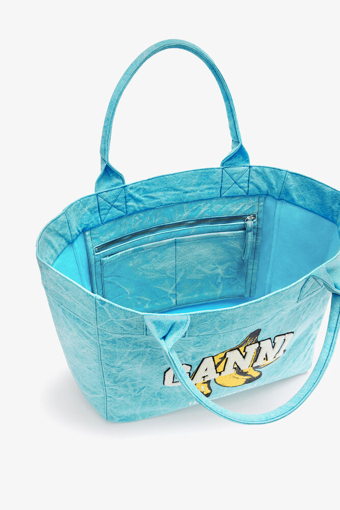 Tote Medium in Blue, Blue Curacao