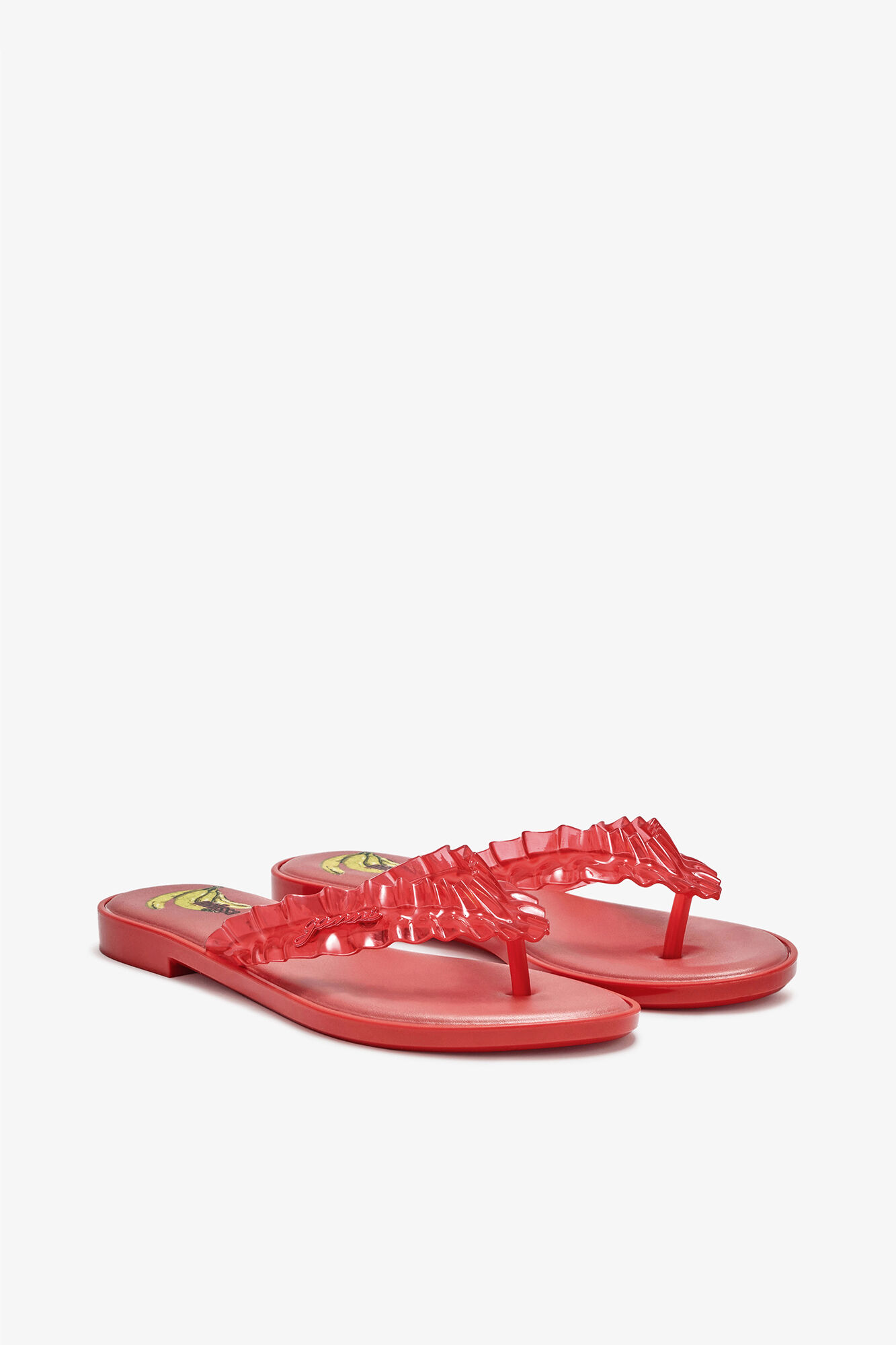 Melissa Flip Flop in Red, Polyvinyl Chloride, in colour Racing Red - 2 - GANNI