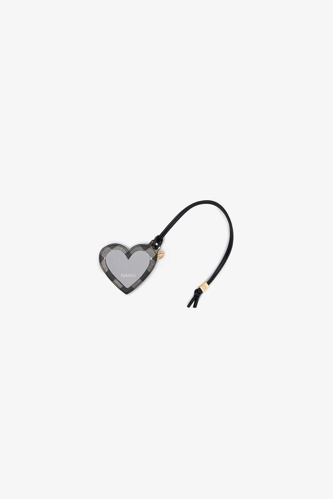 Black Bou Heart Mirror, Black