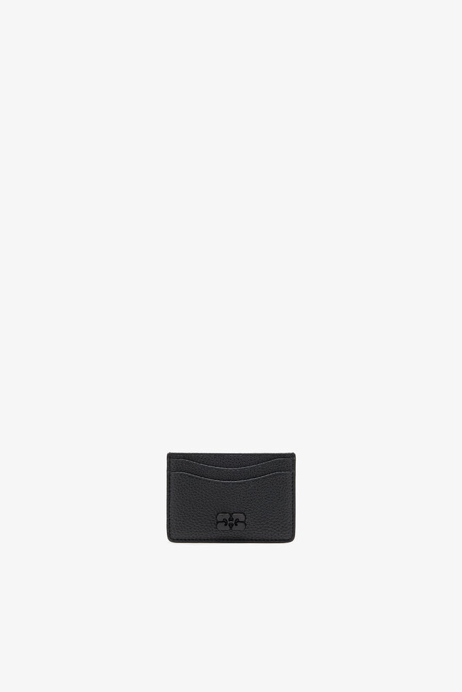 Bou Kartenetui in genarbtem Schwarz, Black