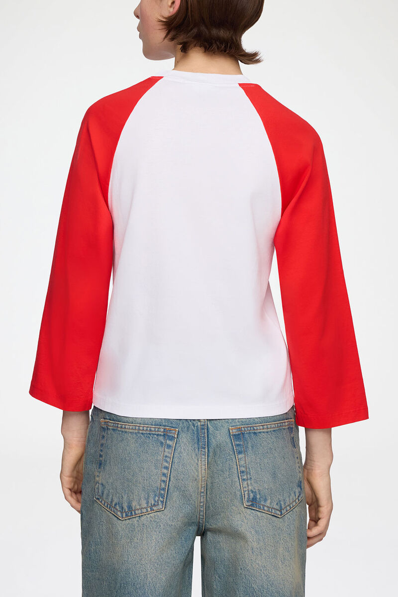 T-shirt with Minnie Mouse & Daisy Duck, Organic Cotton, in colour Bright White - 3 - GANNI