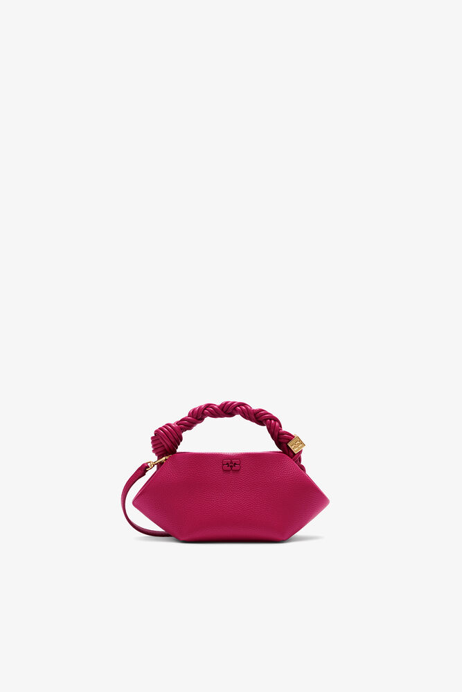 Mini Bou Bag in Grained Red, Persian Red