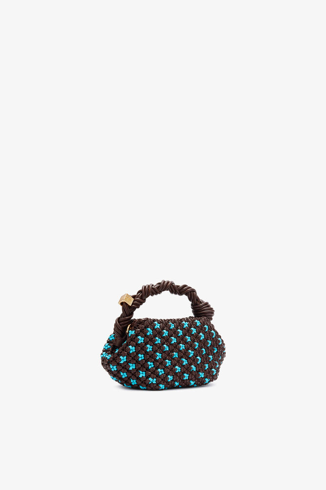 Sac mini Bou tressé marron, Chicory Coffee