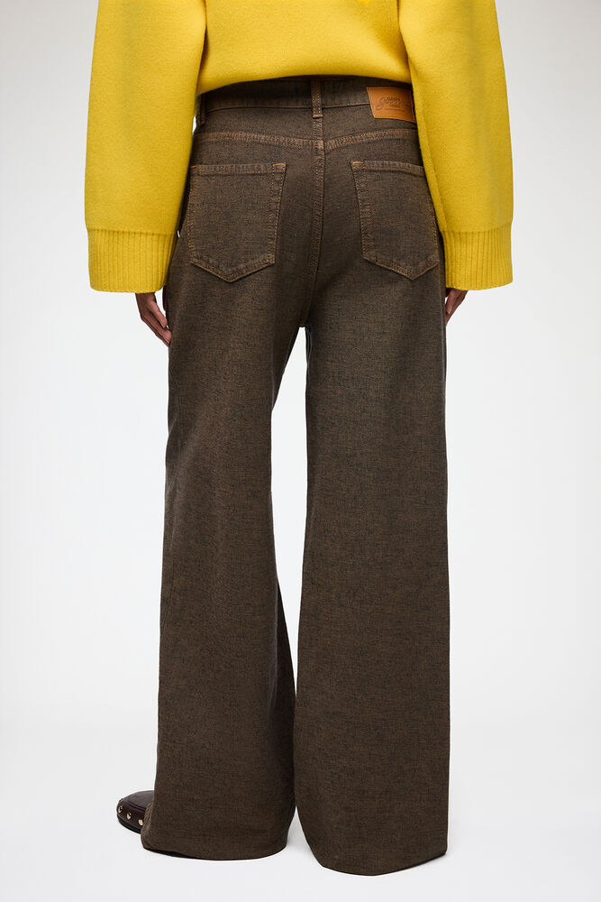 Lari Jeans in Neppy Denim, Chicory Coffee
