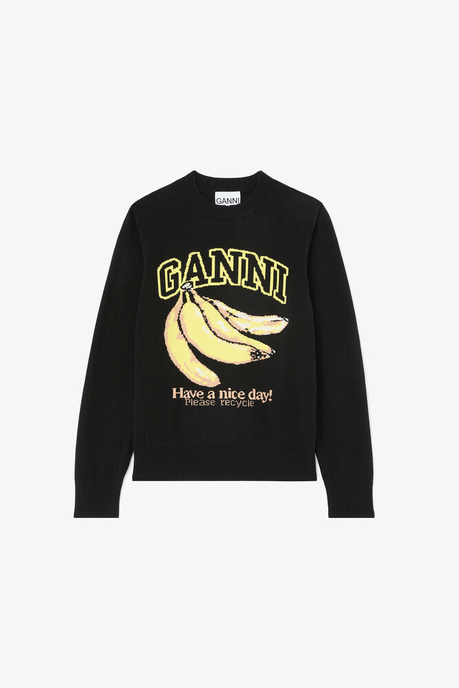 Sweater with Banana, Black