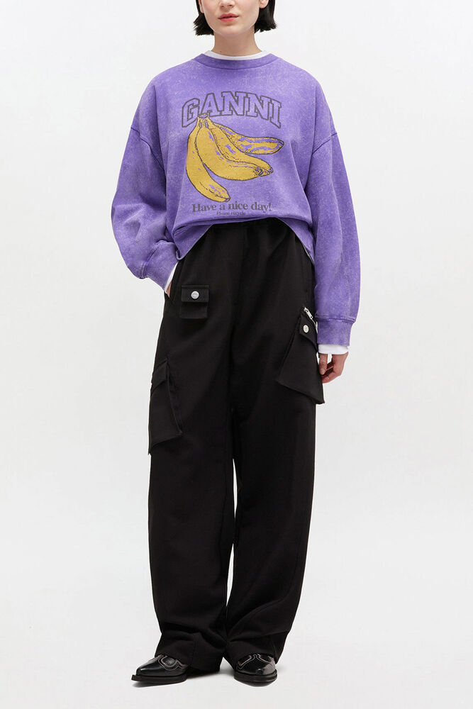 Sweatshirt in Vintage Wash, Passion Flower