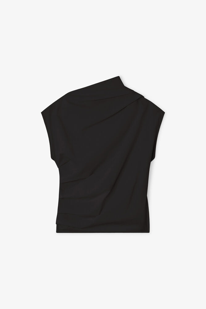Haut froncée noire, Black
