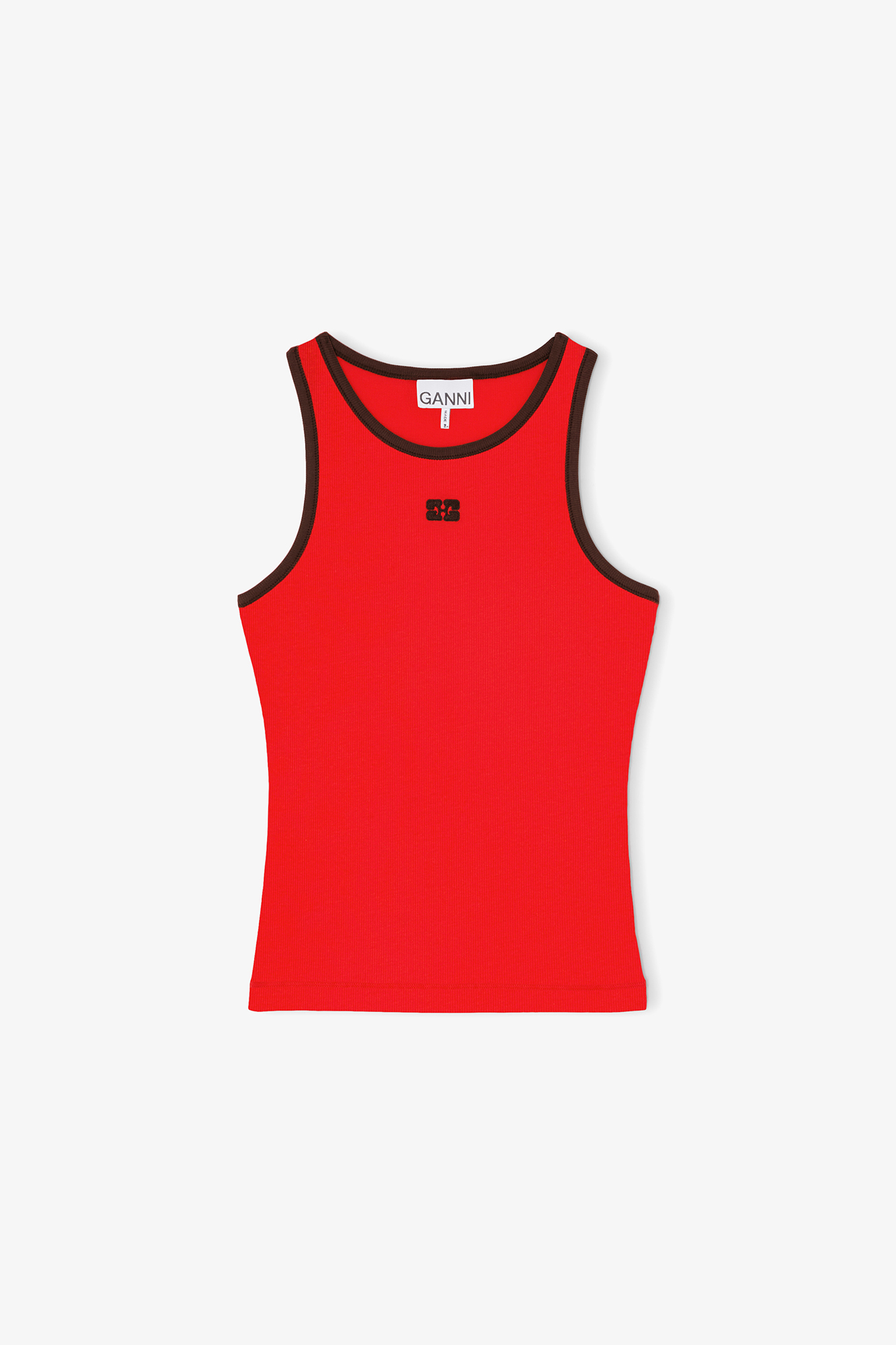 High Risk Red レッドのタンクトップ | GANNI (Global)