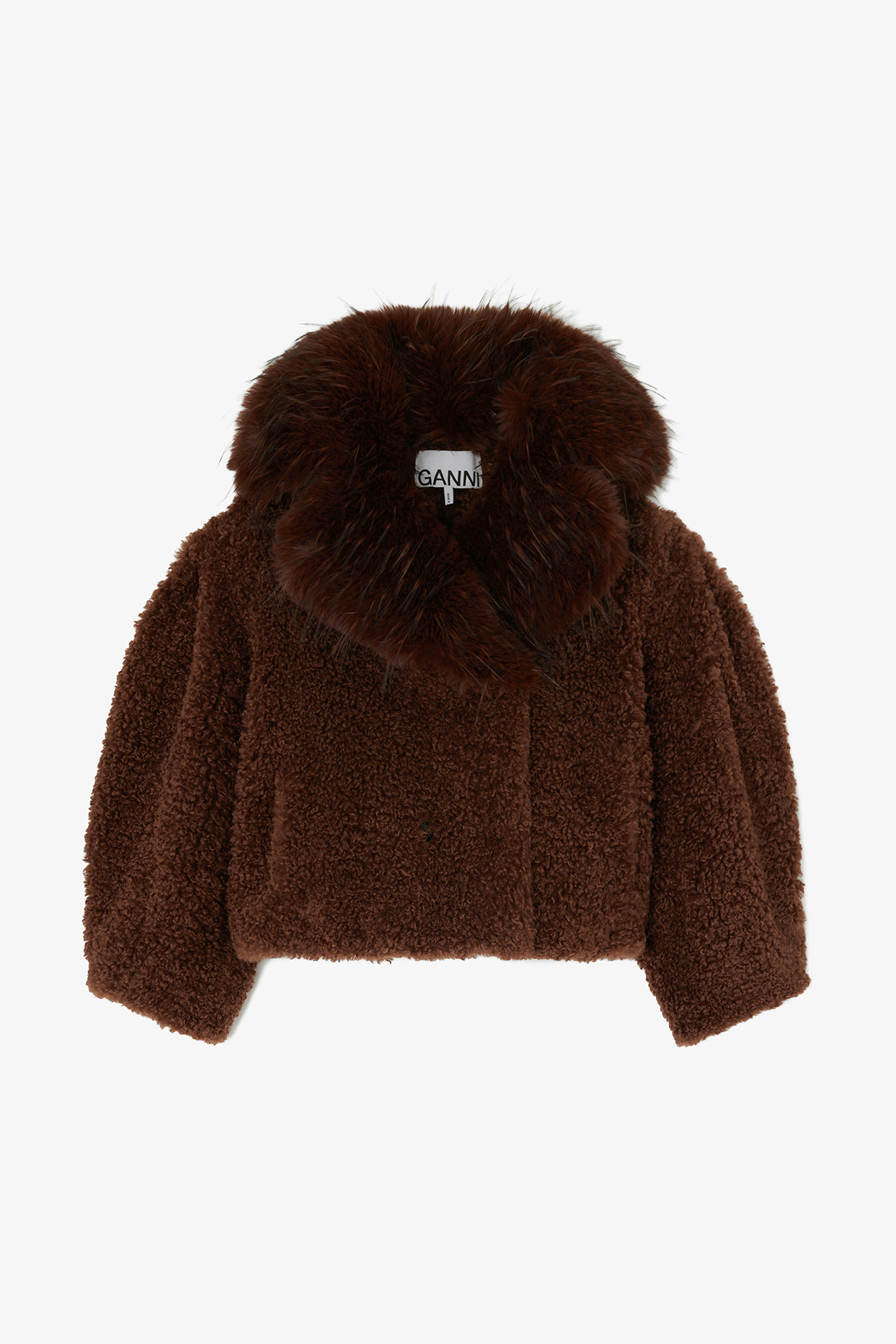 Jacket in Alternative Shearling | GANNI US