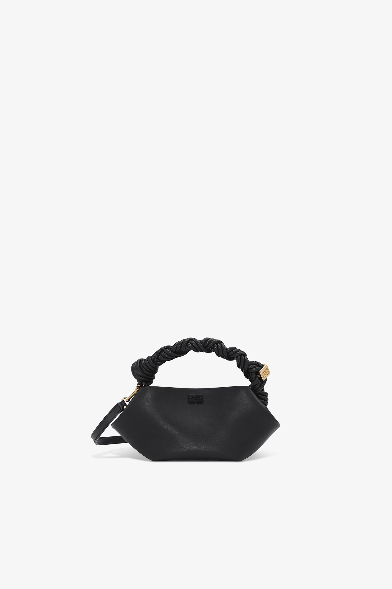 本日限定GANNI ブラック ハンドバッグミニ Black ブラック ミニ Bou バッグ | GANNI (Global)