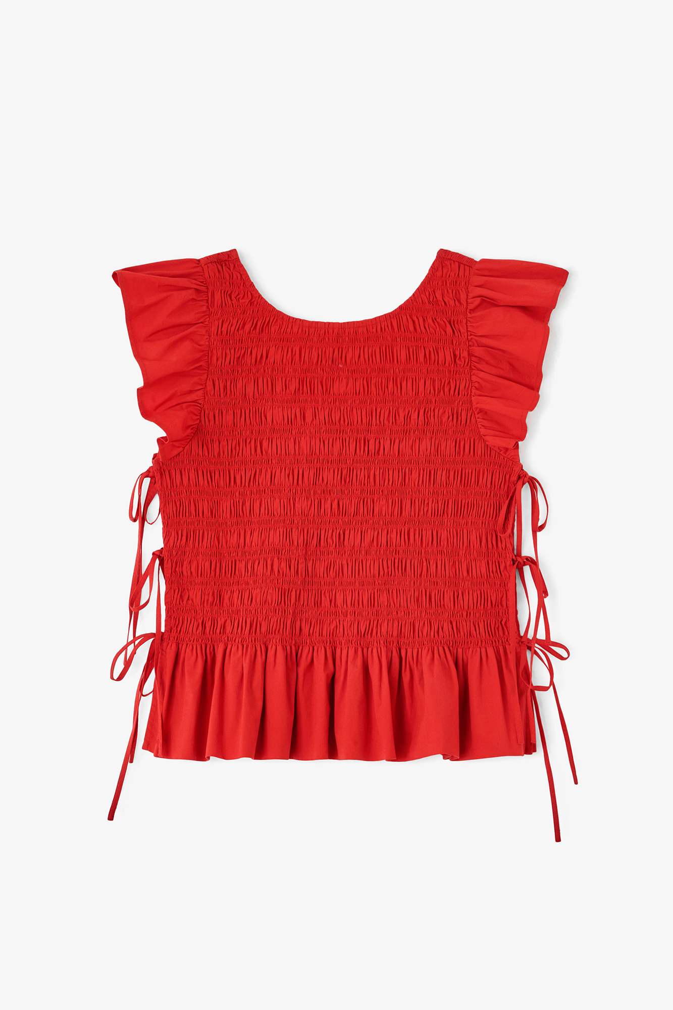 Top in Smocked Cotton | GANNI US